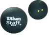PELOTA DE SQUASH WILSON PREMIUM 2 PUNTO AMARILLO