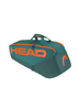 RAQUETERO HEAD PRO VERDE/NARANJA X6