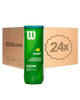 CAJA DE PELOTAS DE TENIS WILSON  US OPEN PUNTO VERDE X24