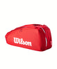 RAQUETERO WILSON SUPER TOUR ROJO 2025 X6