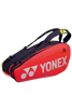 RAQUETERO YONEX PRO EDITION  ROJO/PLATA X6