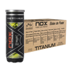CAJA DE PELOTAS DE PÁDEL NOX PRO TITANIUM
