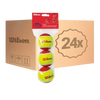CAJA DE PELOTAS DE TENIS WILSON PUNTO ROJO X24