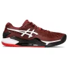 TENIS ASICS GEL RESOLUTION 9 VINO CABALLERO