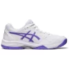 TENIS ASICS GEL/DEDICATE 7 BLANCO/MORADO DAMA