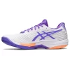 TENIS ASICS SOLUTION SPEED FF 2 BLANCO/MORADO DAMA - Imagen 3
